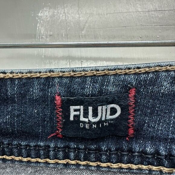 Silver suki mid slim boot cut thick stitch fluid denim jeans women's 27 x 31 - Picture 6 of 8